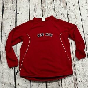 Boston Red Sox Therma Base Majestic Red Pullover Sports Shirt